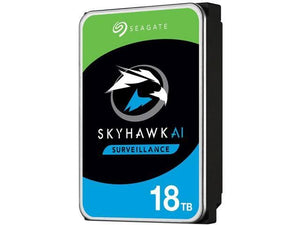 Seagate ST18000VE002 SkyHawk AI 18Tb 7200RPM SATA-6Gbps 3.5-Inch Hard Drive