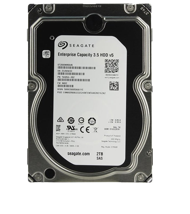 Seagate St2000Nm0045 512N Sas 2Tb 7200 12Gbps Sas 3.5-Inch Hard Drive