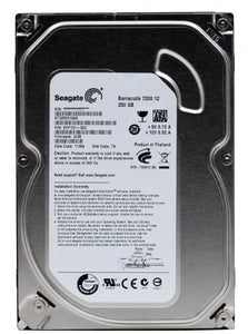 Seagate Baracuda 250Gb 3.5" Internal Desktop Hard Drive (ST3250312AS)