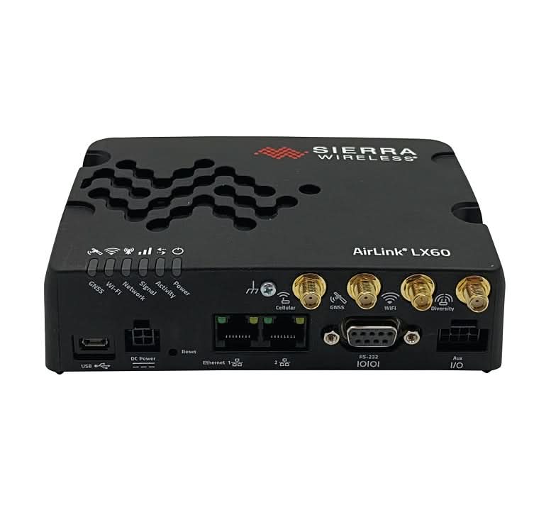 Sierra Network Router Sierra Wireless 1103829 AirLink LX60 Dual Ethernet LTE Router