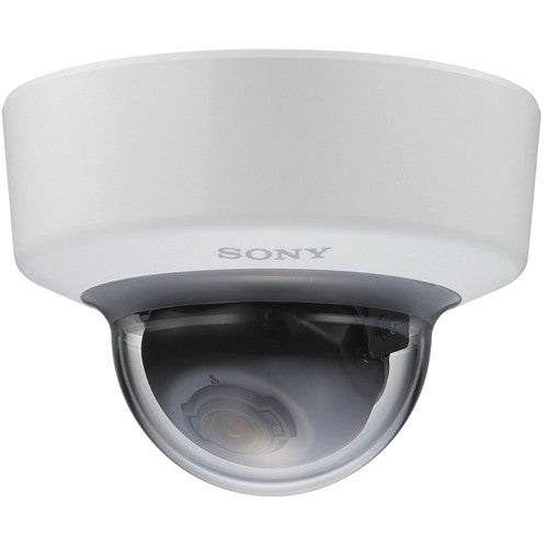 Sony SNC-EM600 1.37-Megapixels Vari-Focal 3x Optical-Zoom Day-Night Indoor Minidome Network Surveillance Camera
