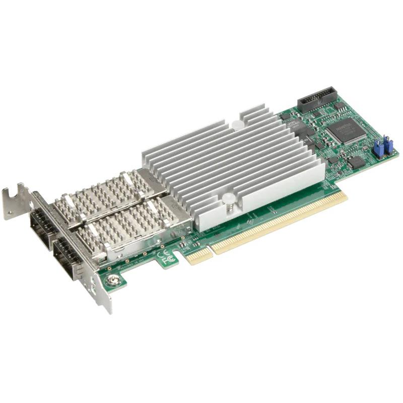 Supermicro AOC-S100G-B2C Dual Port PCI Express 4.016 Network Adapter