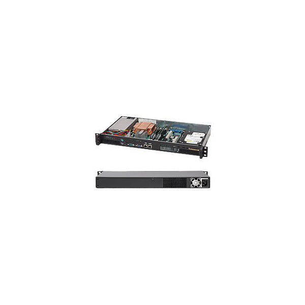 Supermicro CSE-503-200B 200W Mini 1U-Rackmount Micro-ATX Black Server SuperChassis
