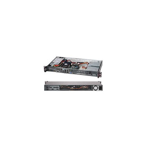 Supermicro CSE-505-203B 200Watts 1U-Rackmount Mini-ITX Black Server SuperChassis