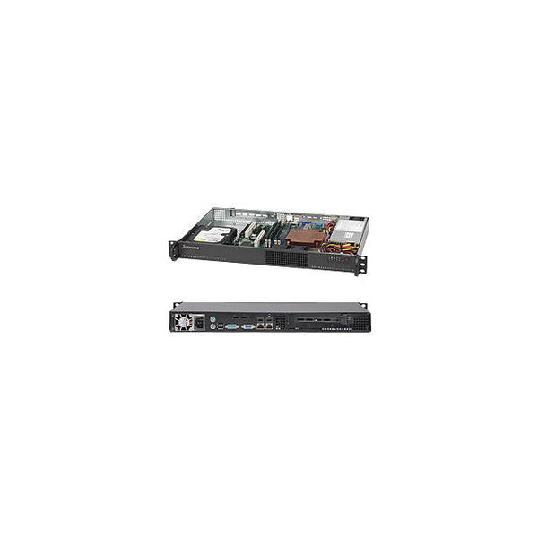 Supermicro CSE-510-203B 200Watts 1U-Rackmount Black Micro-ATX Server SuperChassis