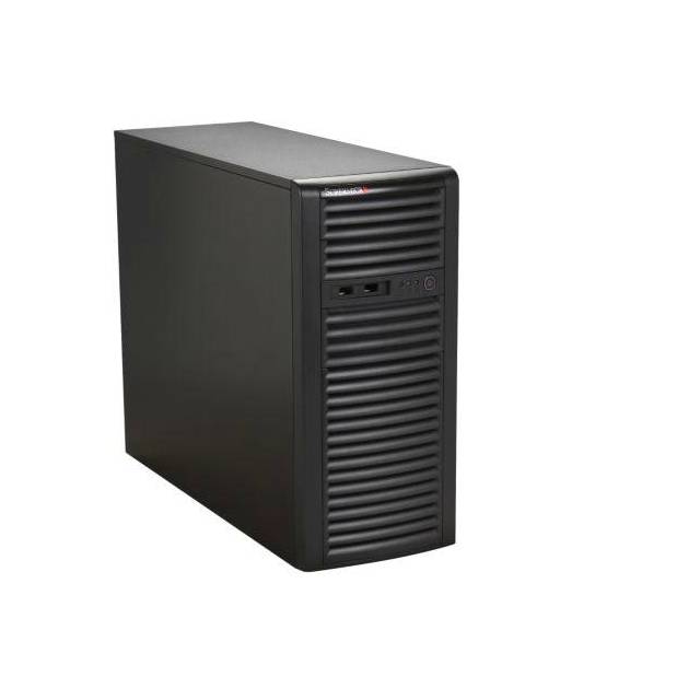 Supermicro CSE-732I-500B 500Watts Extended-ATX Black Mid-Tower Workstation SuperChassis