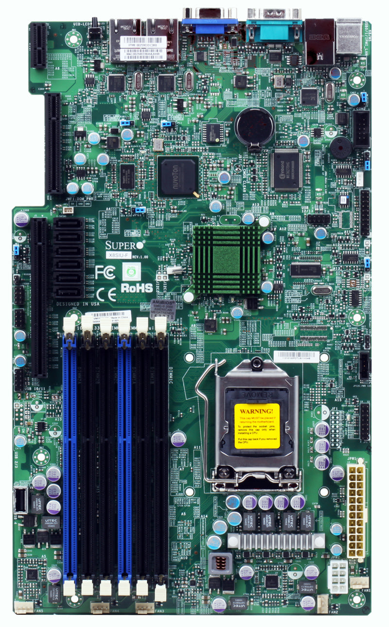 Supermicro X8SIU-F Xeon X3400 Chipset-Intel 3420 Socket-H LGA1156 32Gb DDR3 Proprietary Server Motherboard