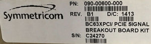 Symmetricom 090-00600-000 1U Rack-Mountable Breakout Panel Kit