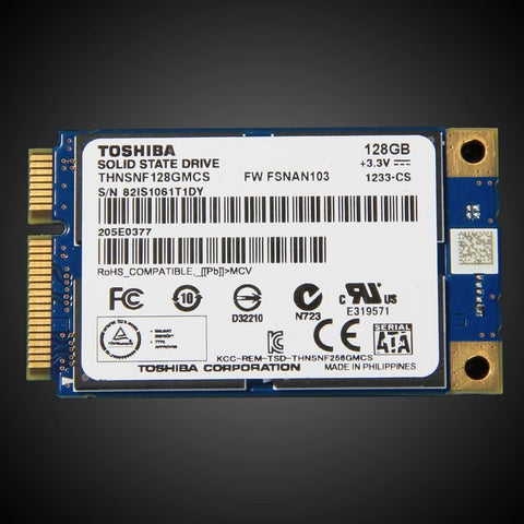 Toshiba THNSNF128GMCS 128Gb PCI-Express mini-SATA 1.8-Inch Internal So