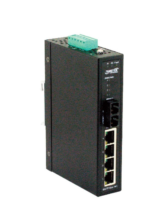 Transition Networks Sistp1013-141-Lrt 5-Port 100Base-Fx Wall Mountable Media Converter Gad