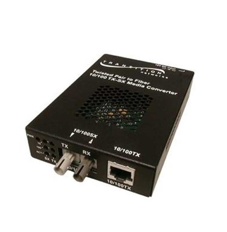 Transition Networks Ssefe1012-100 Single-Mode 10Base-T Or 100Base-Tx (Rj45) To 10Base-Fl 100Base-Fx