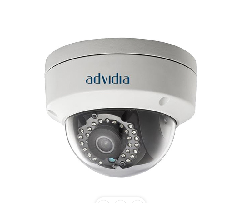 Advidia A-37-Fw 2304X1296 2.8Mm H.264M Jpeg Vandal Weatherproof Dome Camera Gad