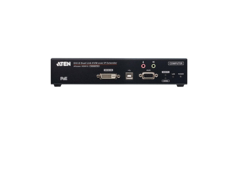 Aten KE6912T 2560x2048 2K DVI-D Dual Link Over IP Rack-Mount PoE Transmitter