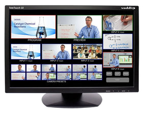 Vaddio 999-5520-022 22-Inch TeleTouch HD Touch Screen LCD Monitor with Base