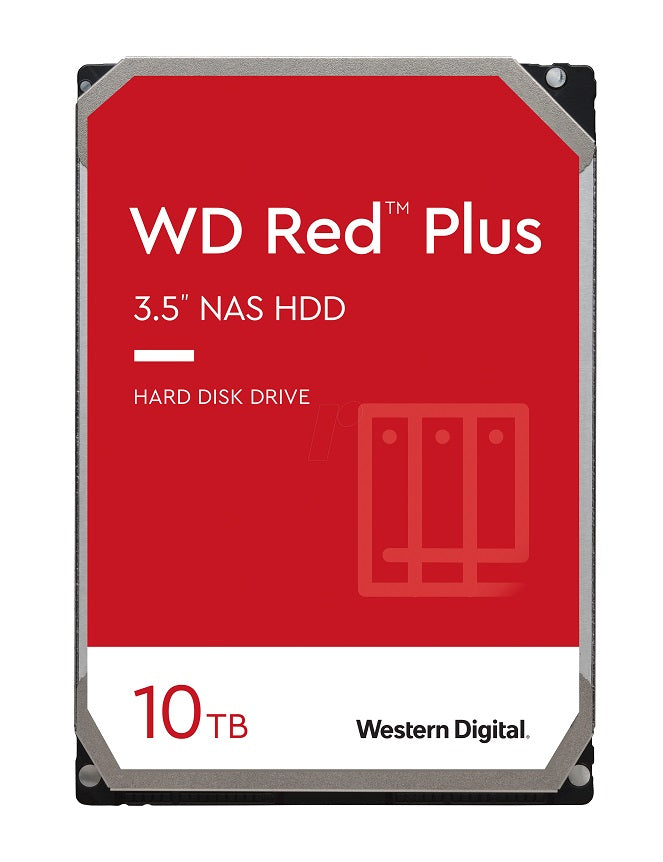 Western Digital WD101EFBX Red Plus 10TB 7200RPM SATA-6.0Gbps 3.5-Inch Hard Drive