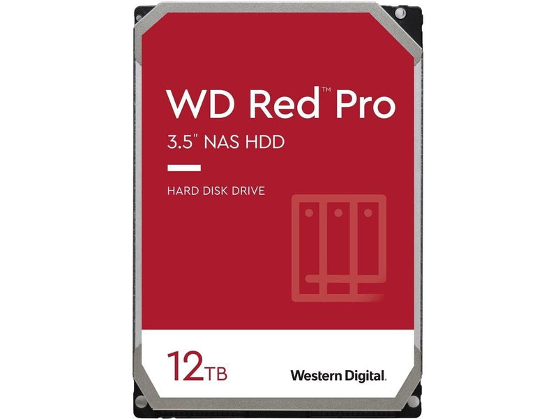 Western Digital WD121KFBX Red Pro 12TB 7200RPM SATA-6.0Gbps 3.5-Inch Hard Drive