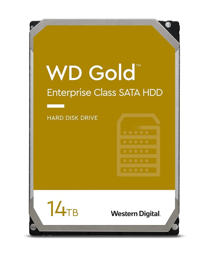 Western Digital WD141KRYZ Gold 14TB 7200RPM SATA-6.0Gbps 3.5-Inch Gaming Hard Drive