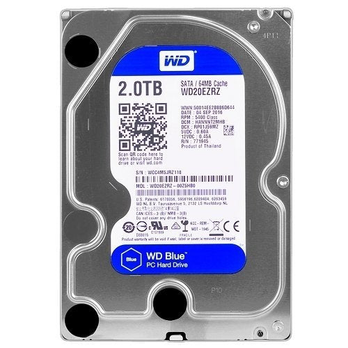 Western Digital WD20EZRZ 2TB 5400RPM 64MB Serial ATA-600 3.5-inch Hard Drive