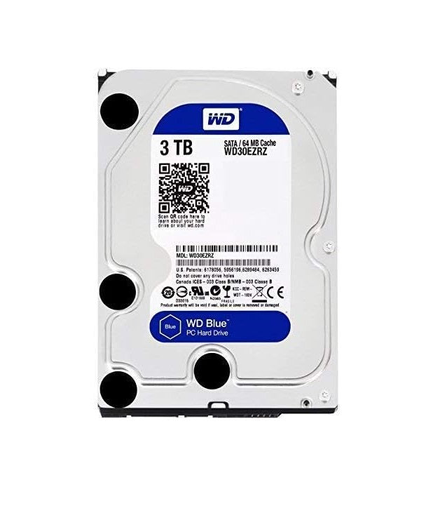 Western Digital WD30EZRZ Blue 3TB SATA 6Gbps 5400 RPM 3.5-inch PC Hard Drive