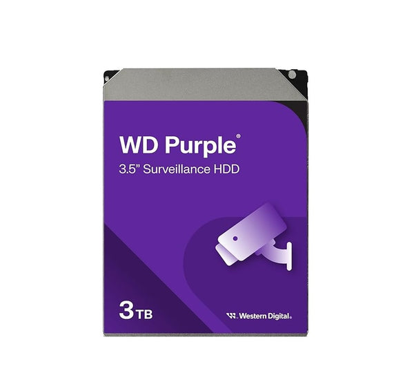 WD WD33PURZ Purple 3TB 5400RPM Surveillance Hard Drive 
