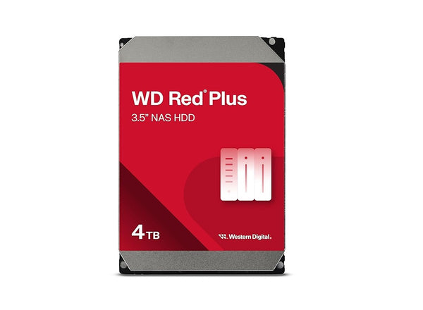 WD WD40EFPX Red Plus 4TB 5400RPM SATA-6Gbps Internal HDD