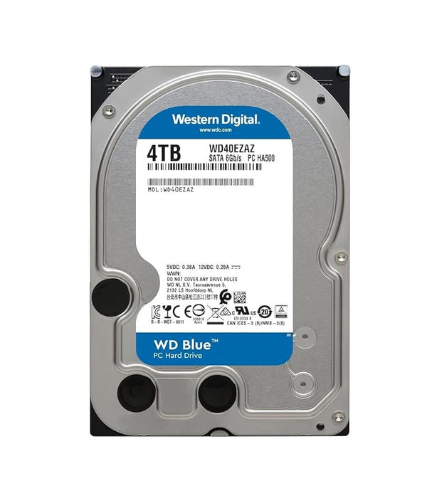 Western Digital WD40EZAZ Blue 4TB SATA 6Gbps 3.5-inch Surveillance Hard Drive