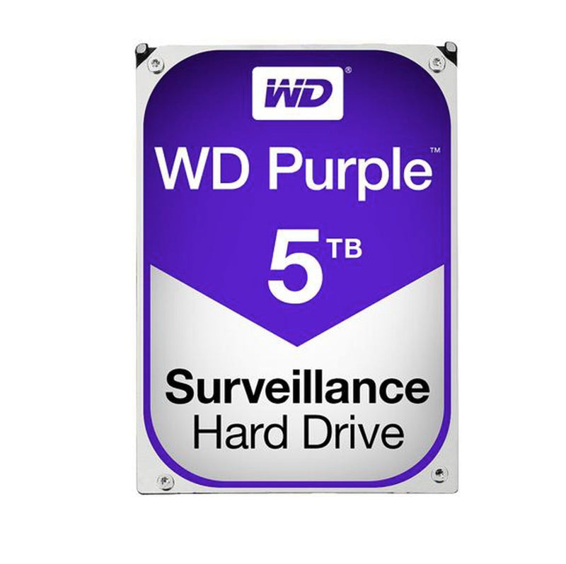 Western Digital WD50PURX Purple 5TB SATA 6Gbps 3.5-inch Surveillance Hard Drive 3 Year Warranty