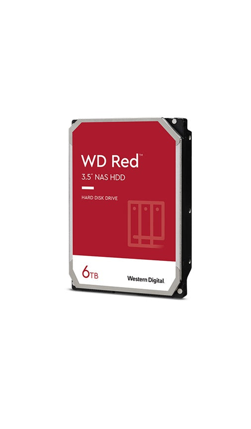 Western Digital WD60EFAX Red 6TB 5400rpm SATA-6.0Gbps 3.5-Inch Internal Hard Drive