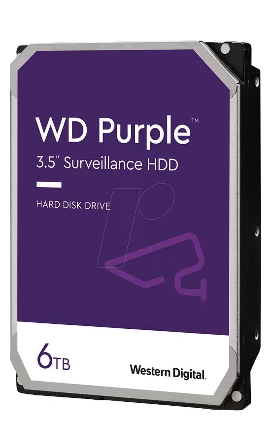 Western Digital WD64PURZ Purple 6TB 5400RPM SATA-6.0Gbps 3.5-Inch Hard Drive