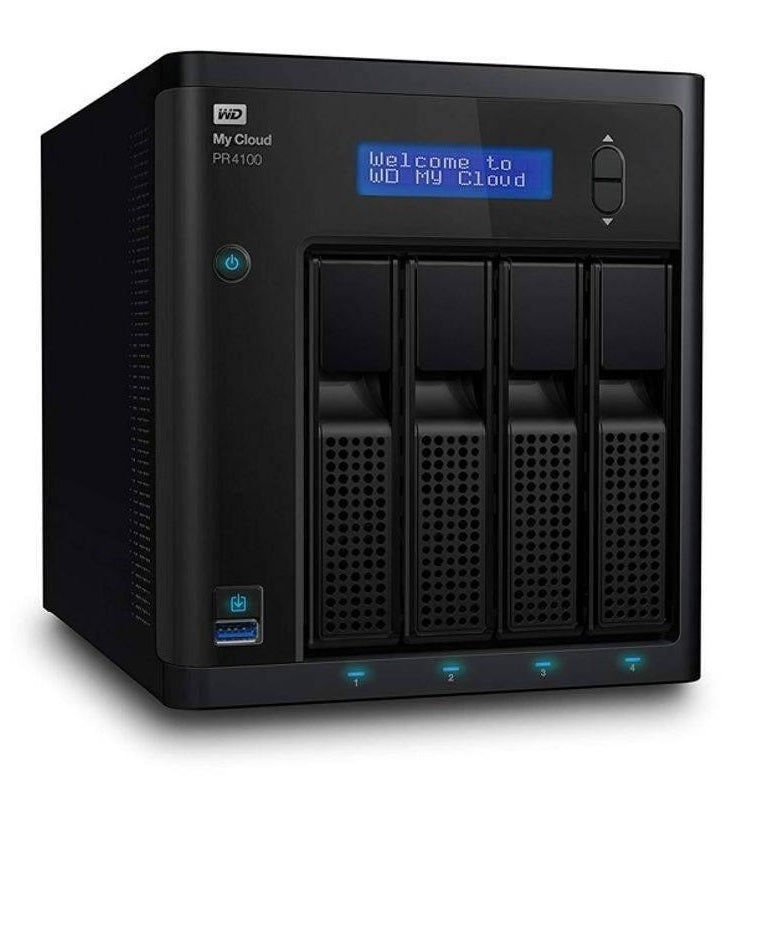 Western Digital WDBNFA0560KBK-NESN My Cloud PR4100 56TB NAS Storage System