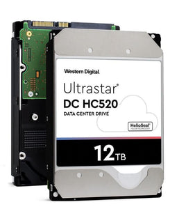 Western Digital 0F29590 Ultrastar DC HC520 12TB 7200RPM SATA 6.0Gbps 512E 3.5-Inch Hard Drive