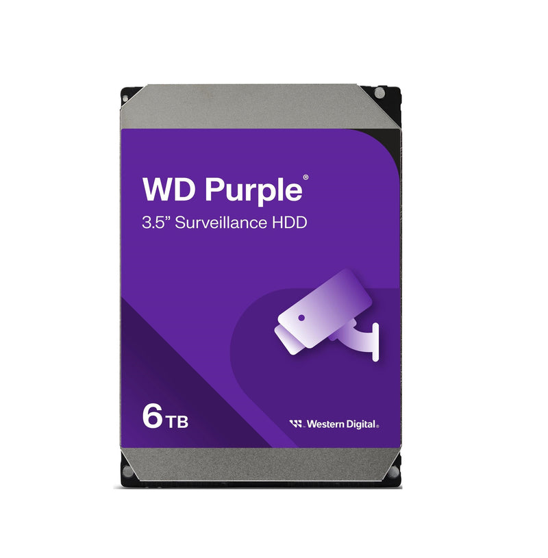 Western Digital WD63PURZ Purple 6TB SATA 6Gbps 3.5-inch Surveillance Hard Drive