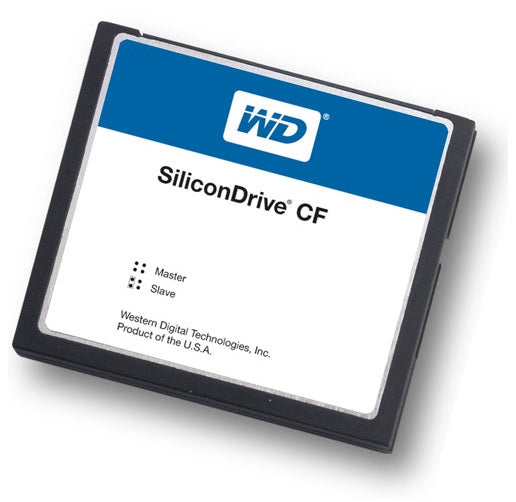 Western Digital SSD-C04G-3012 Silicon Drive-II 4Gb CompactFlash Commercial Grade RoHS 5/6 Fixed DMA No SiSMART