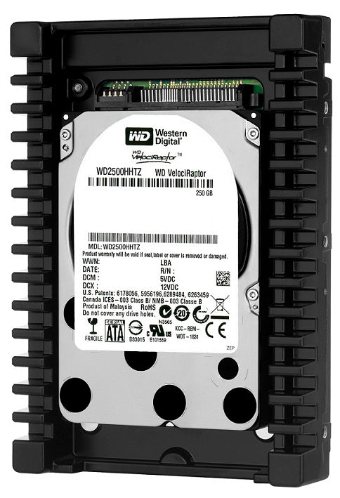 Western Digital WD2500HHTZ VelociRaptor 250Gb 10000RPM SATA-III 6.0Gbps 3.5-Inch Hard Drive