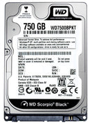 Western Digital WD7500BPKT Scorpio Black 750Gb 7200Rpm SATA-3.0Gbps 16Mb Cache 2.5-Inch Internal Hard Drive