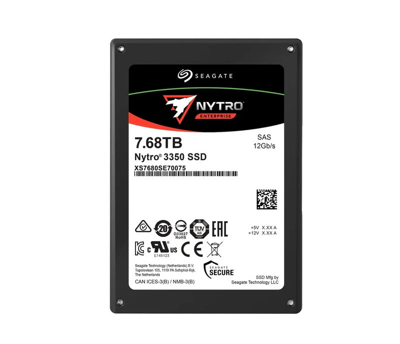 Seagate XS7680SE70075 Nytro 3350 7.68TB 12Gb/s SAS 2.5-Inch Solid State Drive