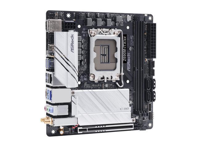 ASRock Z690M-ITX/AX S1700 LGA-1700 64GB Intel Z690 DIMM Mini ITX Motherboard