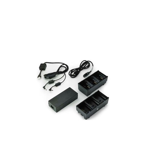 Zebra Sac-Mpp-6Bchus1-01 Dual 3-Slot Battery Charger For Zq500 & Zq600 Charging Cradle