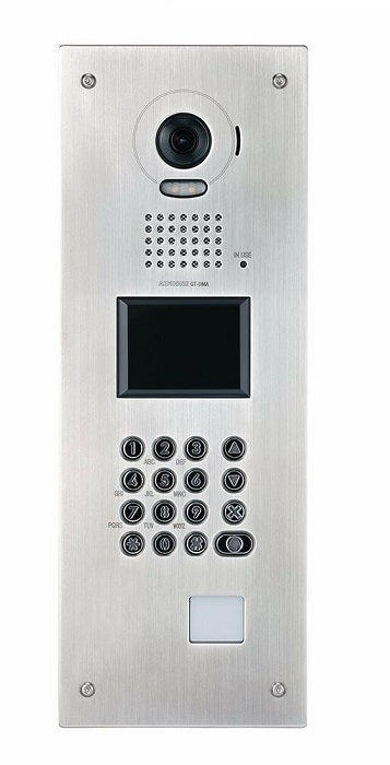 Aiphone GT-DMA ALL-IN-ONE Stainless Steel 10-Key Video Entrance Panel