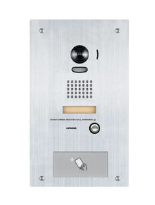 Aiphone Video Door Station IS Series Flush Mount Vandal-Resistant Stainless Steel IS-DVF-HID