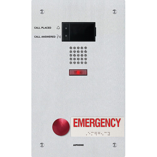 Aiphone IX-SS-RA IP Addressable Flush Mount Audio Emergency Station