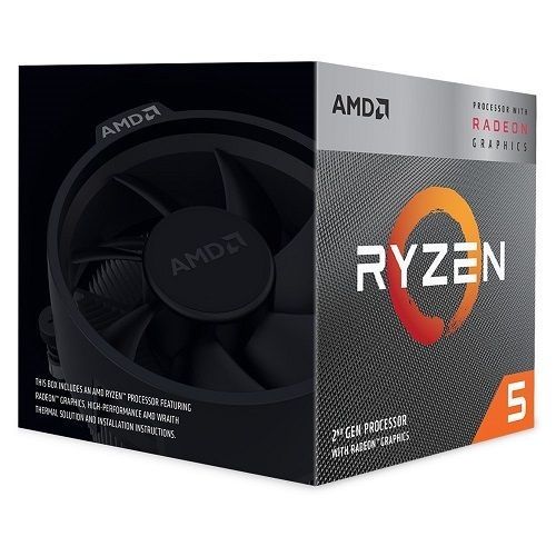 AMD YD3400C5FHBOX AM4 Ryzen 5 3400G RX Vega 11 Graphics 3.7Ghz Quad-core Processor