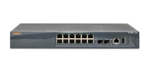Aruba S1500-12P 12-Ports PoE Gigabit Ethernet Mobility Access Switch
