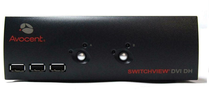 Avocent 2SVDVI30BND1-001 2-Port SwitchView USB Dual-Head DVI 3 SW KVM Switch
