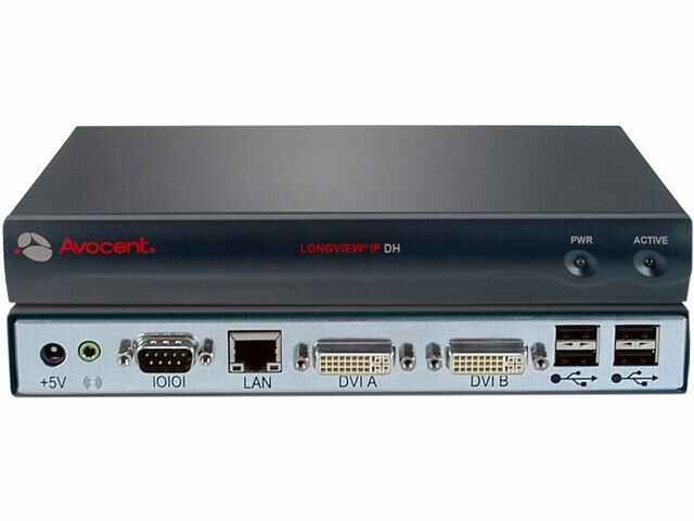 Avocent LVIPDH-001 LongView IP Dual Head Digital KVM Extender