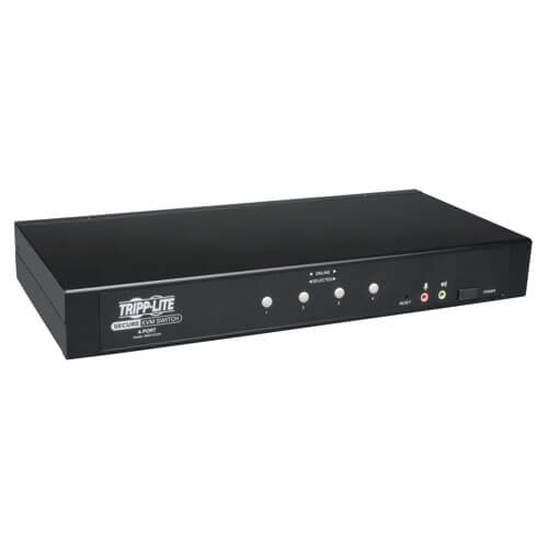 Tripp Lite B002-Dua4 Network 4-Ports Dvi-Usb + Audio Source Kvm Switch Gad