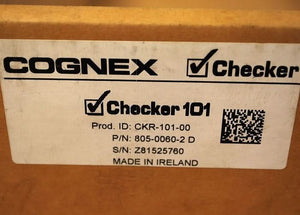 Cognex CKR-101-00 Sensor Plus 22-26VDC In Sight Vision Sensors Checker