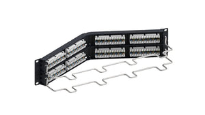 Commscope Angled Patch Panel 48-Ports Cat-6 2U UNPA-6-DM-2U-48 / 760180075