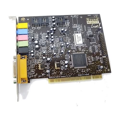 Creative Labs Sound Blaster Live! Value Interno PCI CT4870 CT4780 CT4830 de 32 bits Creative Labs Sound Blaster Live! Value Interno PCI CT4870 CT4780 CT4830 de 32 bits