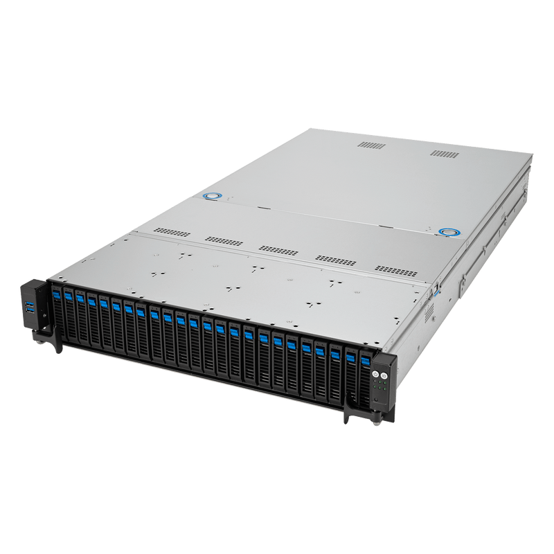 ASUS RS520A-E12-RS24U 2U Storage Server with 16-Core AMD EPYC, 32GB DDR5, 480GB SSD - Fully Customizable